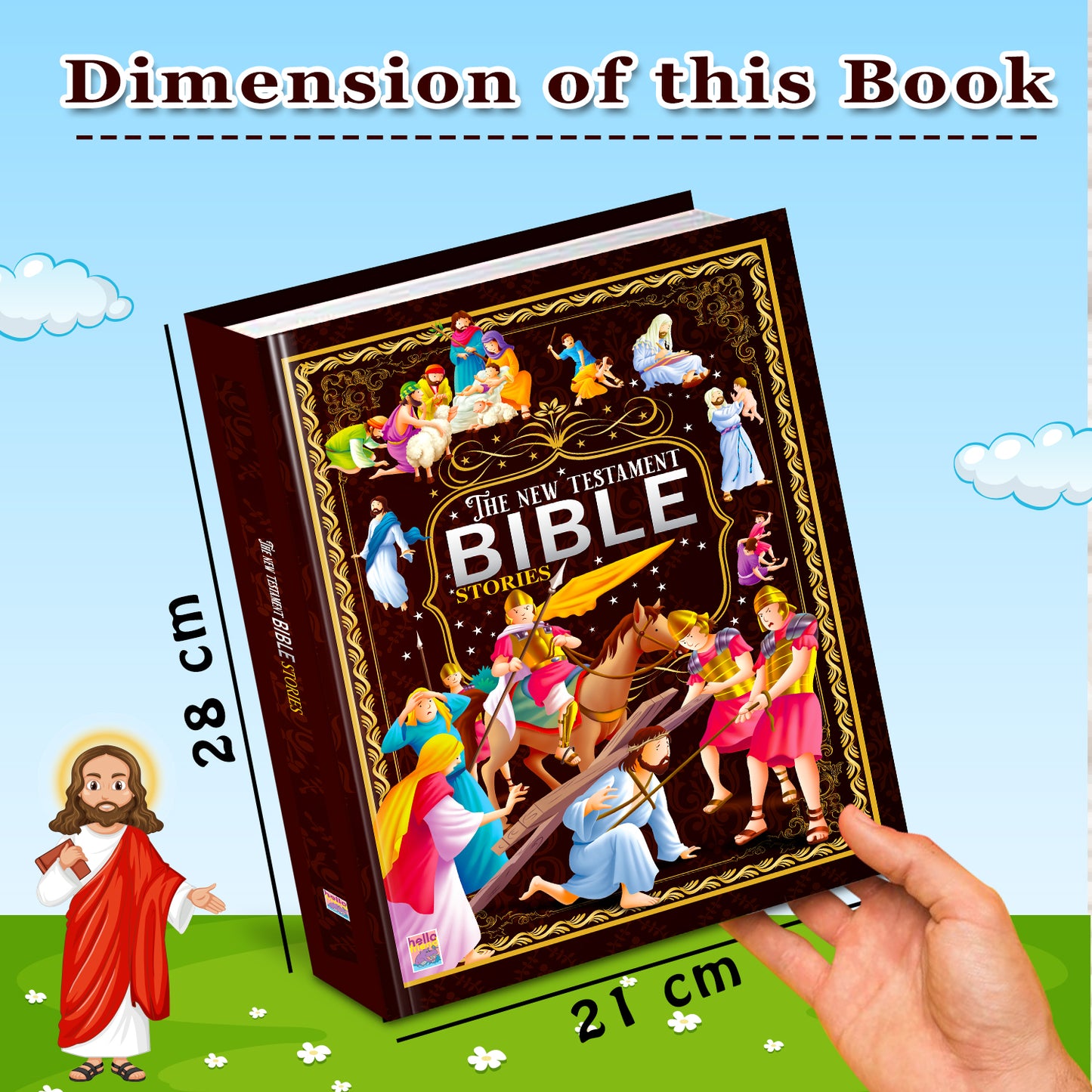 The New Testament Bible Stories | Illustrated Bible Story Book for Kids | Christian Religious Book