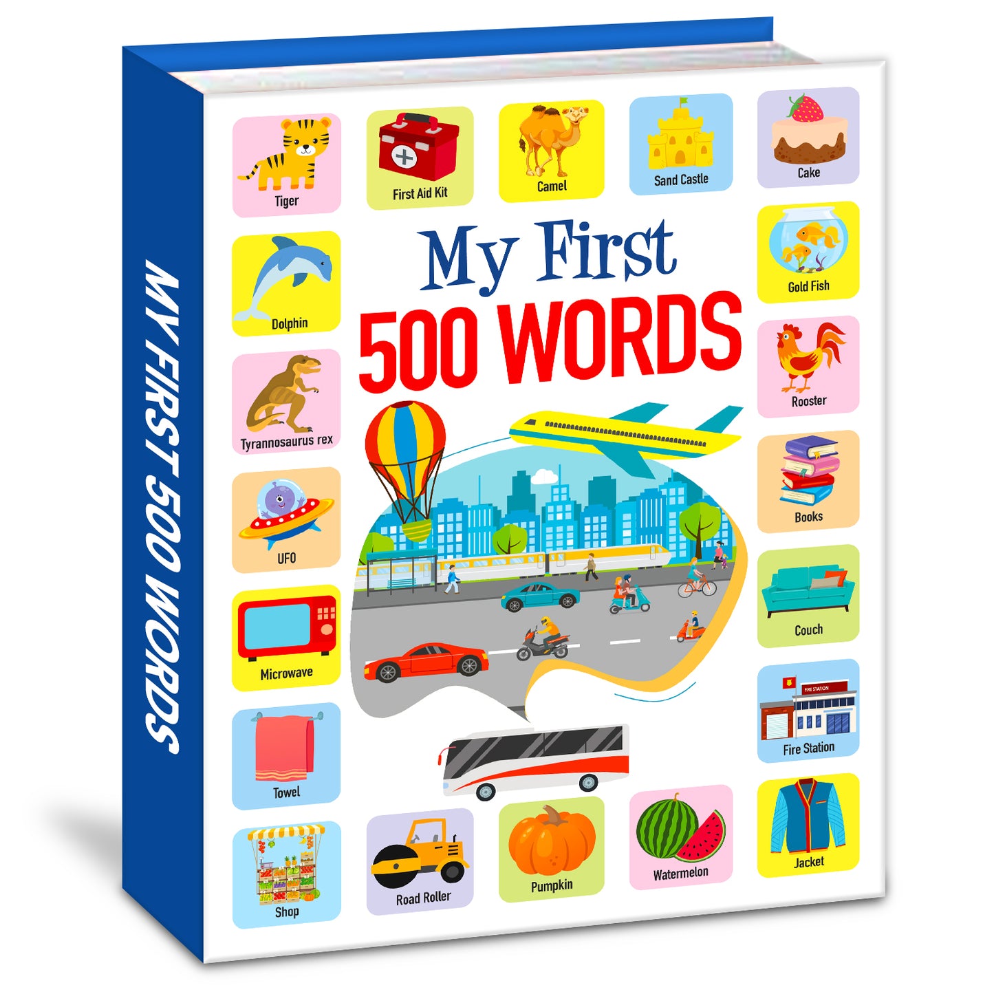 My First 500 Words | Picture Knowledge Book for Kids | Early Learning Vocabulary Book