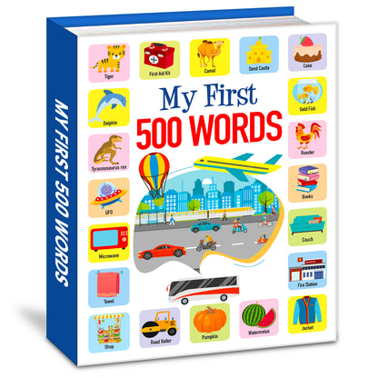 My First 500 Words | Picture Knowledge Book for Kids | Early Learning Vocabulary Book