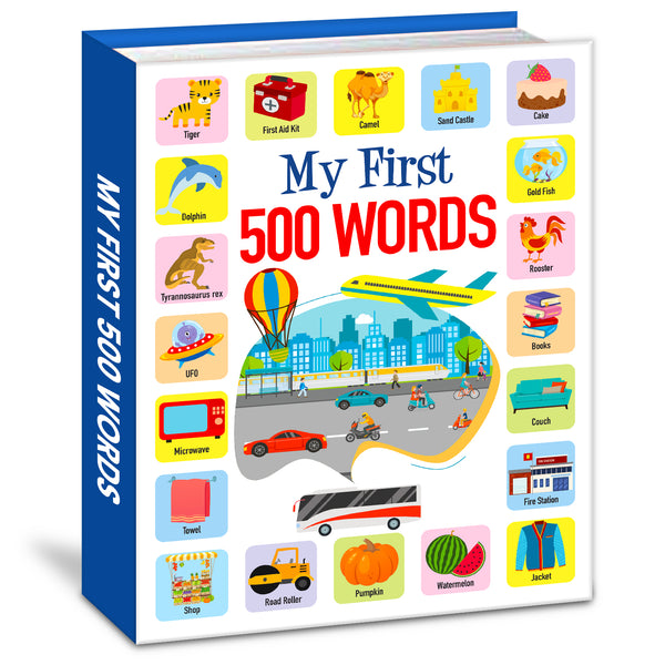 My First 500 Words | Picture Knowledge Book for Kids | Early Learning Vocabulary Book