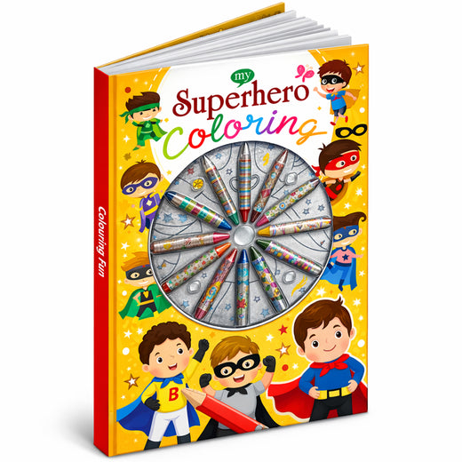 My Super Hero Colouring Book | Superhero Colouring Activity Book for Kids