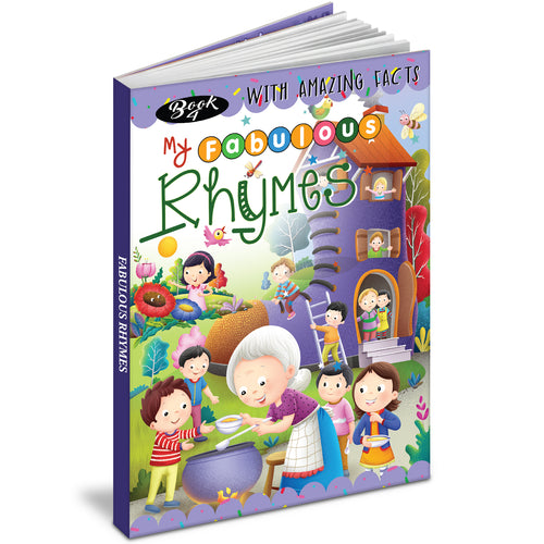 My Fabulous Rhymes Book 4 | Illustrated Nursery Rhymes Book for Early Readers & Early Learning
