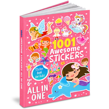 1001 Awesome Stickers All-in-One - Front Cover