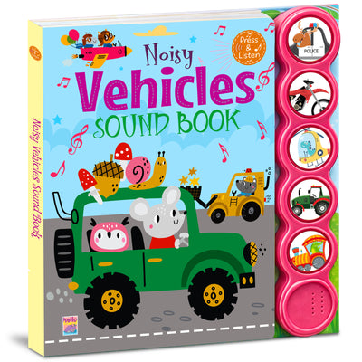 Noisy Vehicles Sound Book - Front Cover