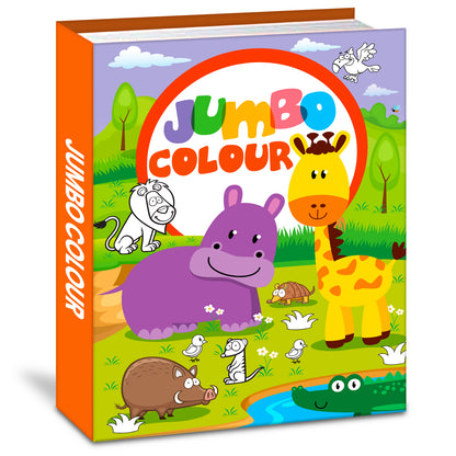 Jumbo Color – Safari Animals | Jumbo Coloring Book for Kids | Big Safari Animal Activity Book