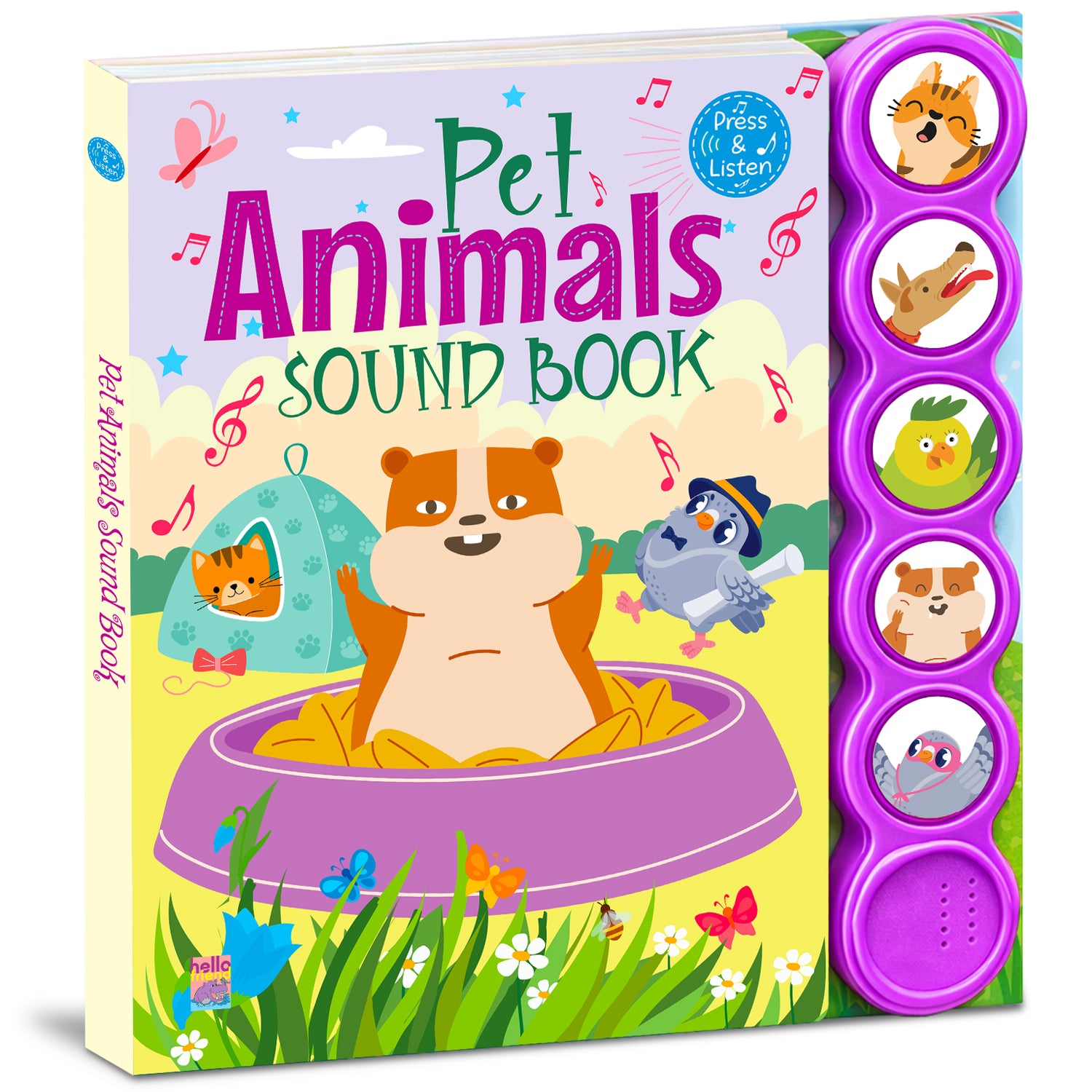Pet Animals Sound Book - Front Cover