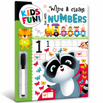 Wipe & Clean Numbers - Fun Learning cover with girl
