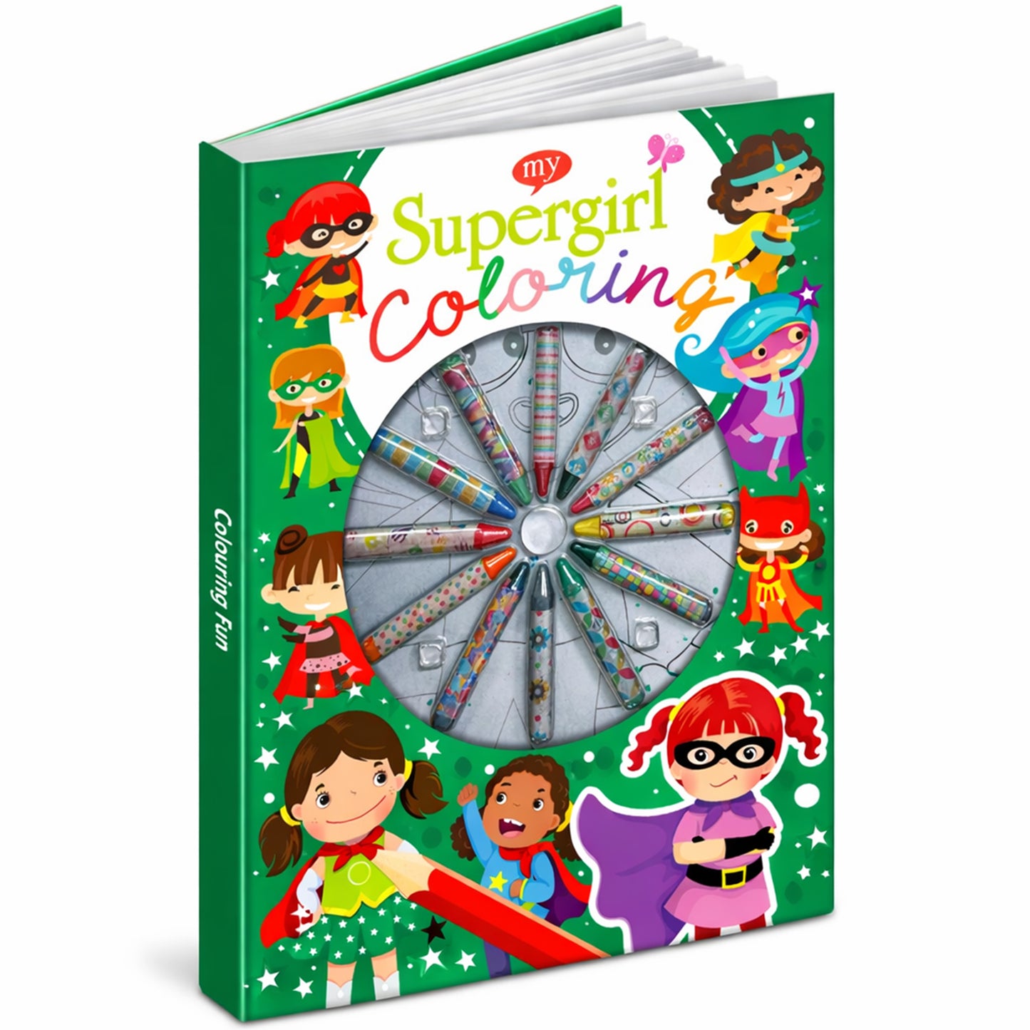 My Super Girl Colouring Book | Girls Colouring Activity Book for Kids | Creative Learning & Fun Colouring Book
