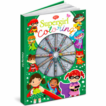 My Super Girl Colouring Book | Girls Colouring Activity Book for Kids | Creative Learning & Fun Colouring Book