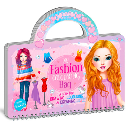 My Fashion Colouring Bag | Fashion Coloring & Creative Activity Kit for Kids