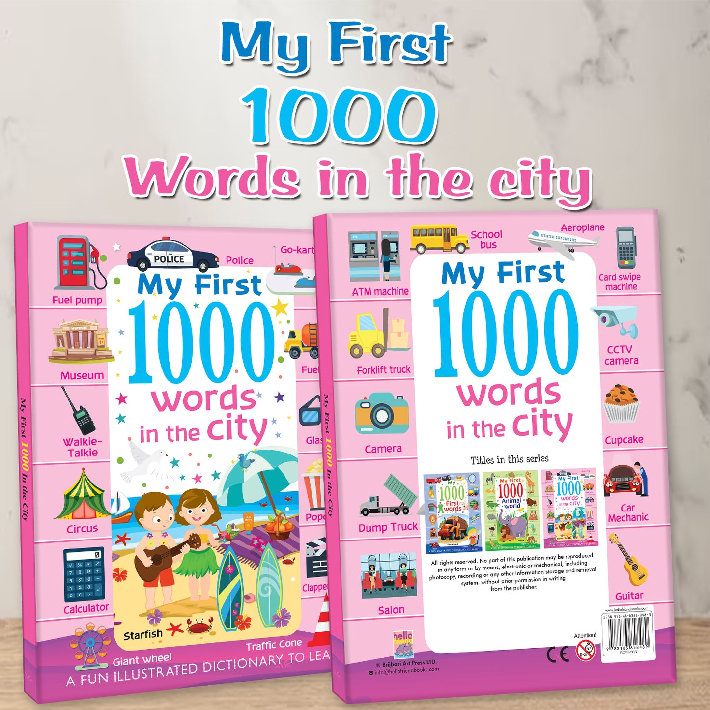 My First 1000 Words in the City | Picture Knowledge Book for Kids | Early Learning Vocabulary Book