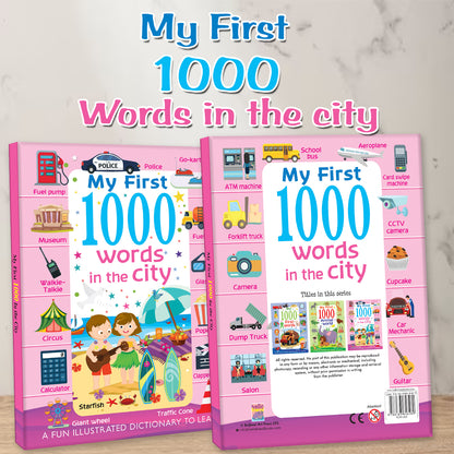 My First 1000 Words in the City | Picture Knowledge Book for Kids | Early Learning Vocabulary Book