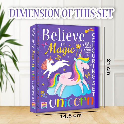 Unicorn Colouring Kit | Unicorn Coloring & Creative Activity Kit for Kids | Magical Art & Learning Kit