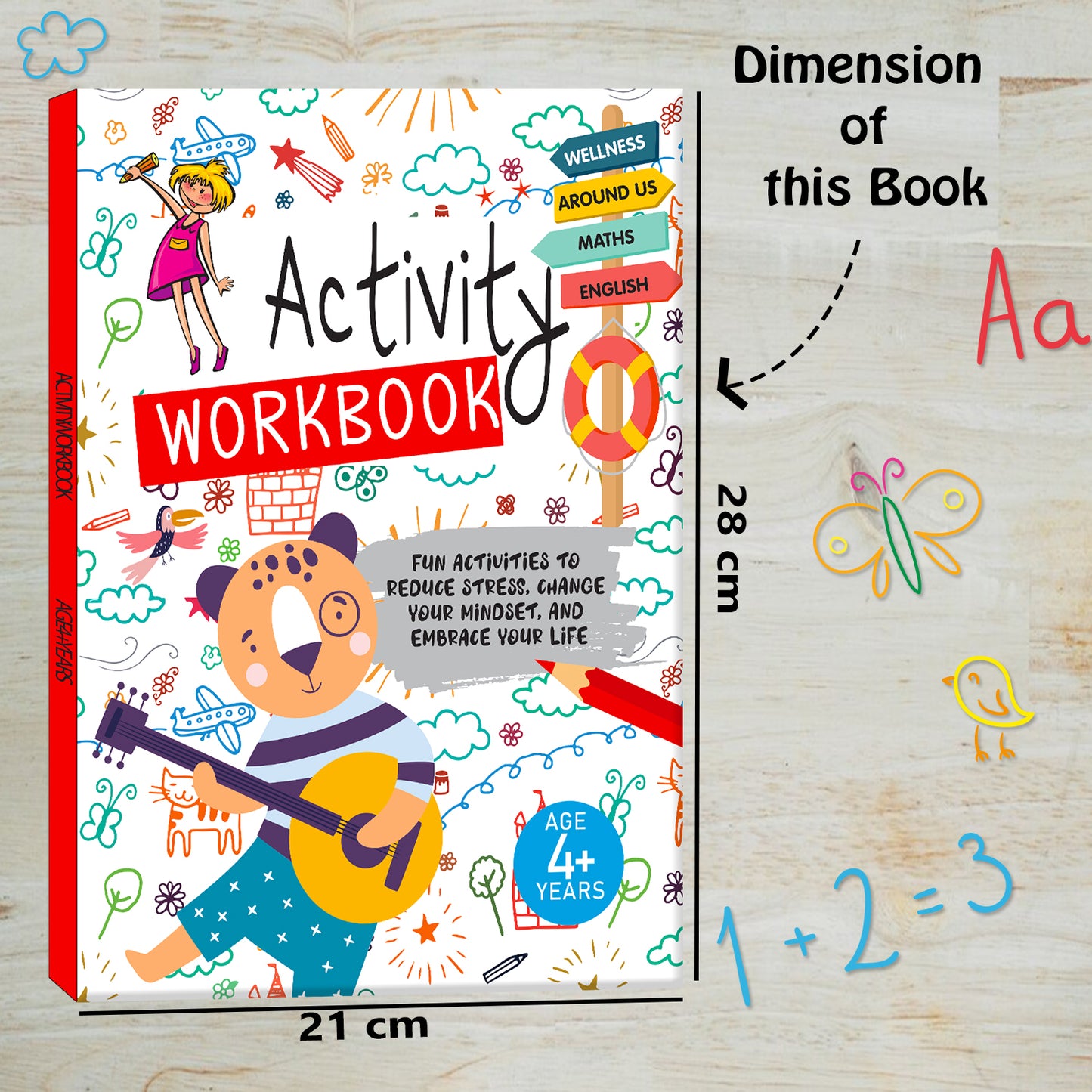 The Ultimate Activity Workbook | Fun Learning Book for Kids 3+