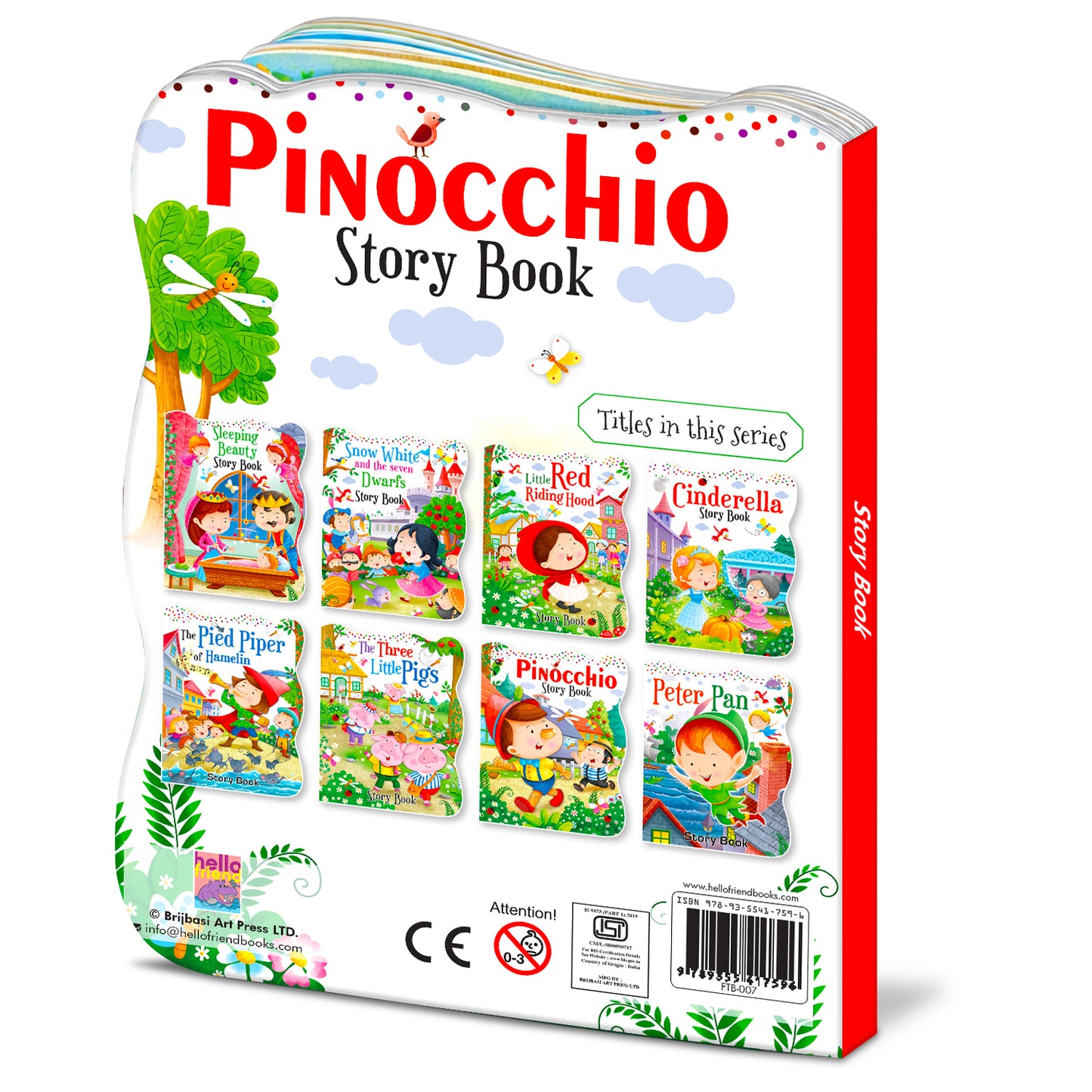 Pinocchio Story Book | Classic Fairy Tale for Early Readers | Illustrated Story Book for Kids