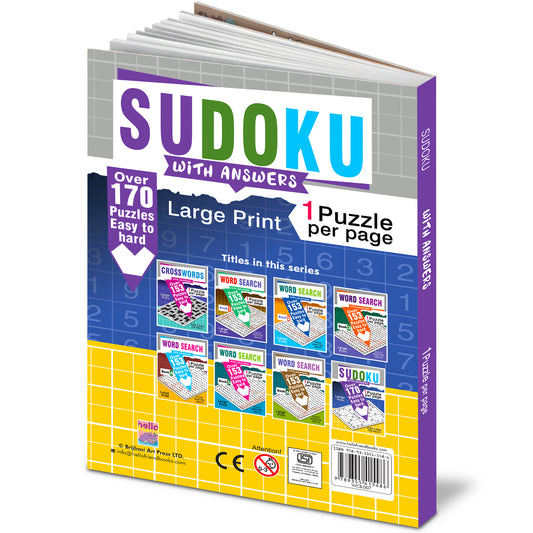 Sudoku Puzzles Book with Solutions - Engaging Puzzle Feature