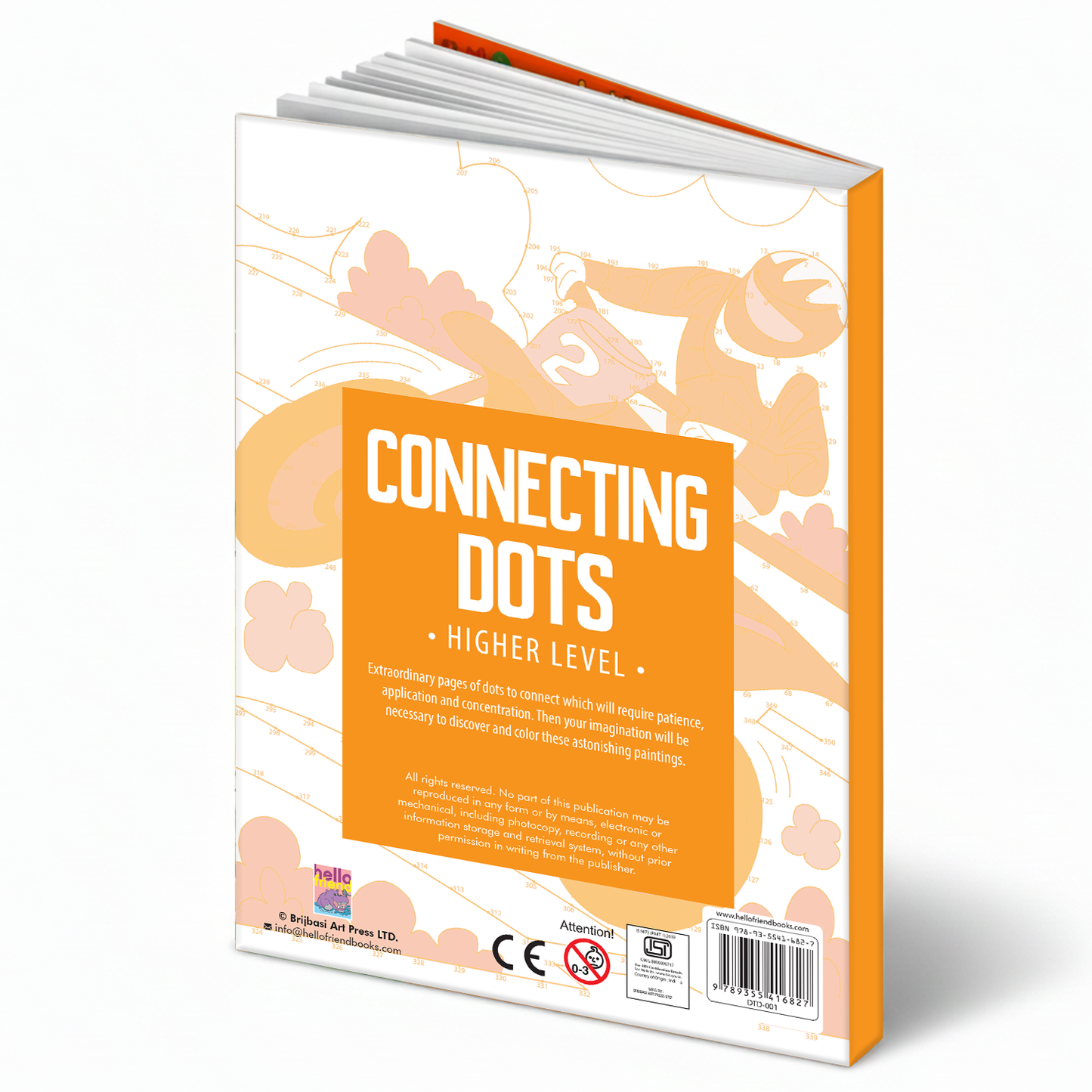 Extraordinary Connecting Dots – Mona Lisa | Dot-to-Dot Activity Book for Kids | Fun Learning Workbook