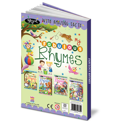 My Fabulous Rhymes Book 4 | Illustrated Nursery Rhymes Book for Early Readers & Early Learning