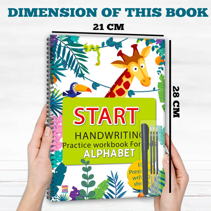 Start Handwriting Practice Alphabet | Alphabet Writing Practice Book for Kids