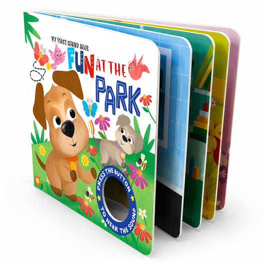Fun at the Park Sound Book - Troy & Max Play Tag Page