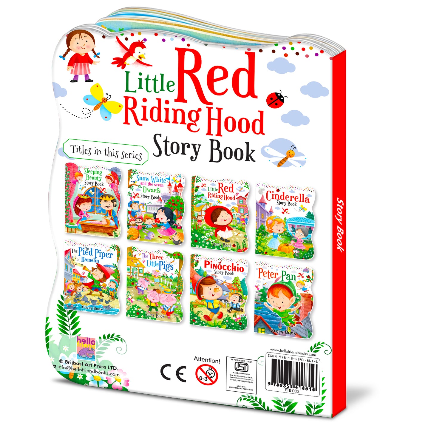 Little Red Riding Hood Story Book | Classic Fairy Tale for Early Readers | Illustrated Story Book for Kids