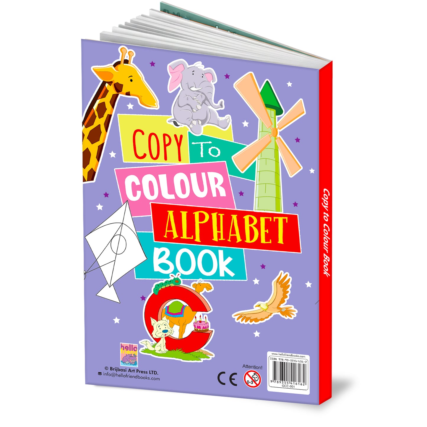 Copy to Colour – Alphabets Book | Learn ABC with Copy & Color Activity Book for Kids