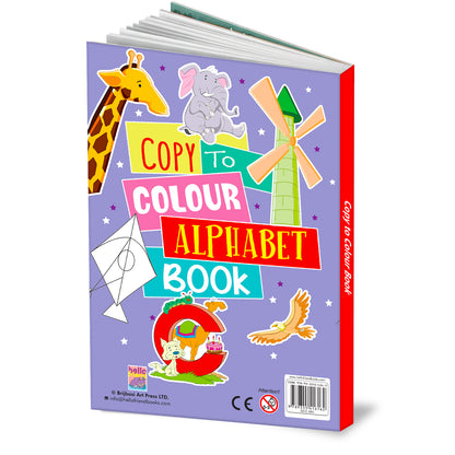 Copy to Colour – Alphabets Book | Learn ABC with Copy & Color Activity Book for Kids