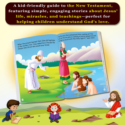 The New Testament Bible Stories | Illustrated Bible Story Book for Kids | Christian Religious Book