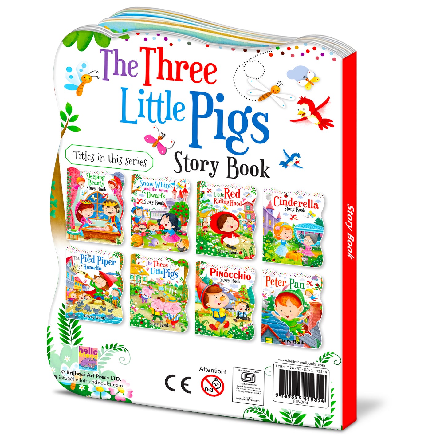 The Three Little Pigs Story Book | Classic Fairy Tale for Early Readers | Illustrated Story Book for Kids