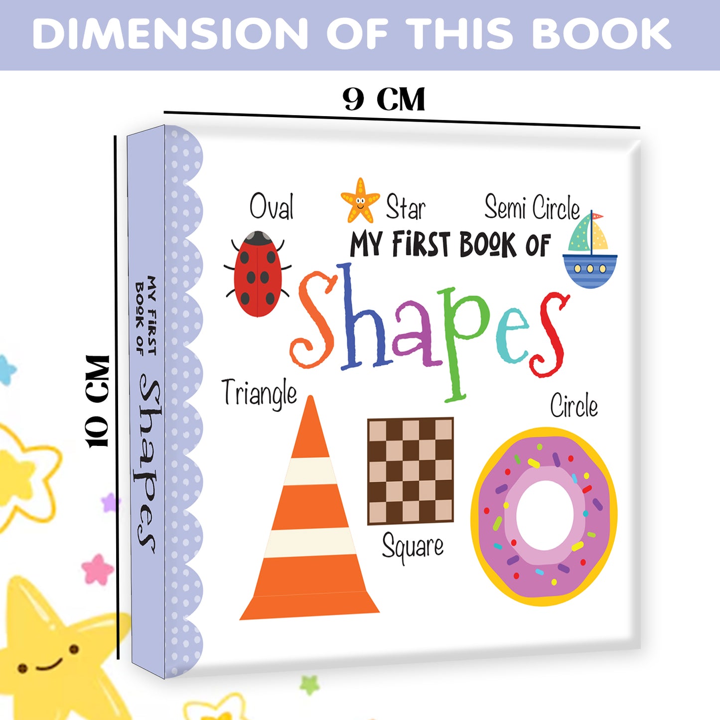 My First Book of Shapes | Shape Learning Board Book for Toddlers | Early Learning Picture Book