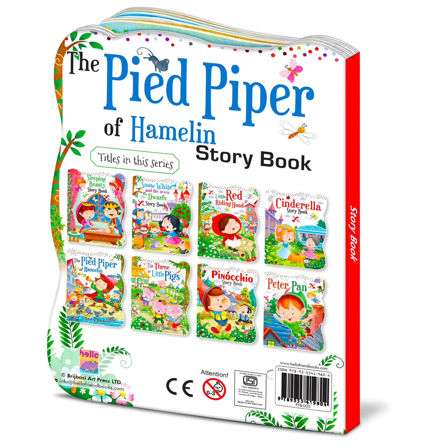 The Pied Piper of Hamelin Story Book | Classic Fairy Tale for Early Readers | Illustrated Story Book for Kids