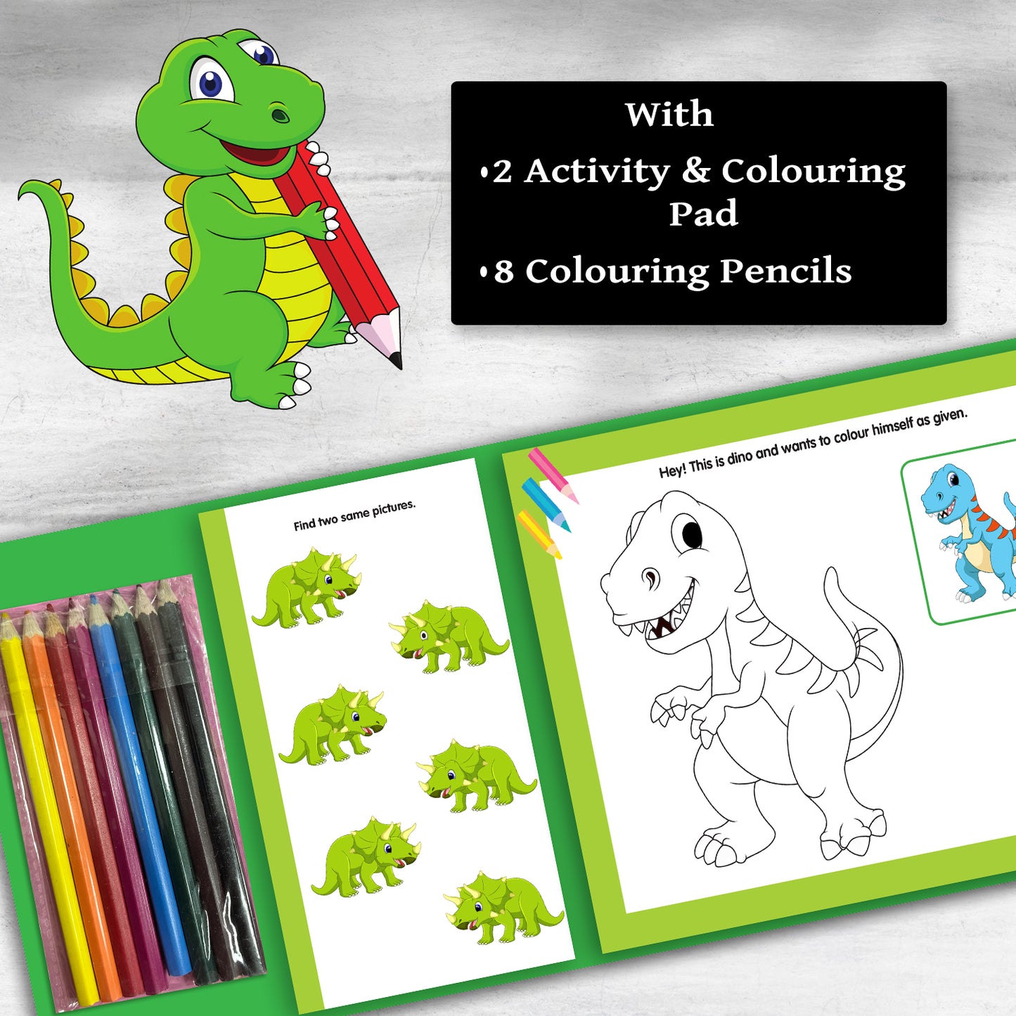 Unicorn Activity Pack | Unicorn Activity & Colouring Book for Kids | Fun Learning Art & Activity Kit