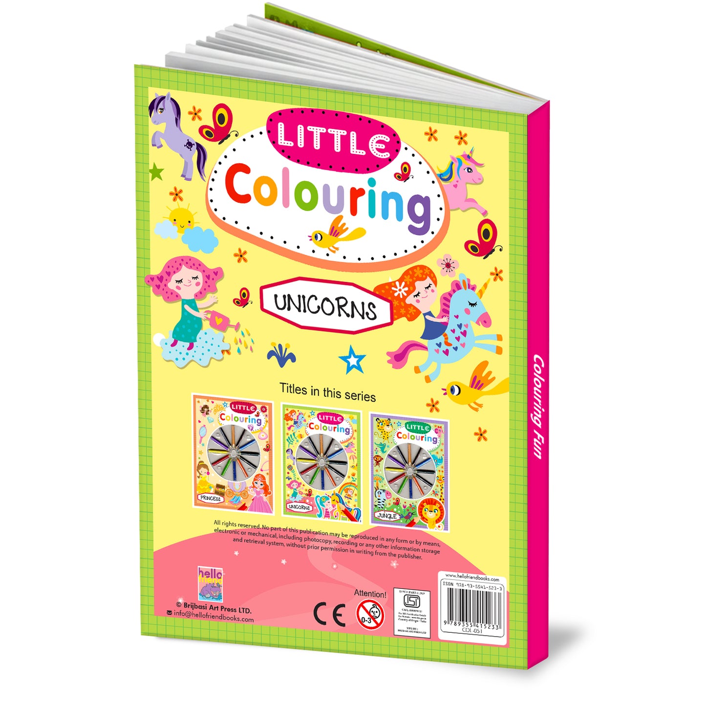 Unicorns Little Colouring Book | Unicorn Colouring Activity Book for Kids