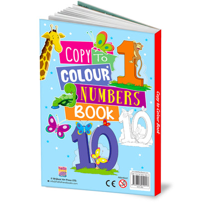 Copy to Colour – Numbers Book | Learn 1 to 100 with Copy & Color Activity Book for Kids