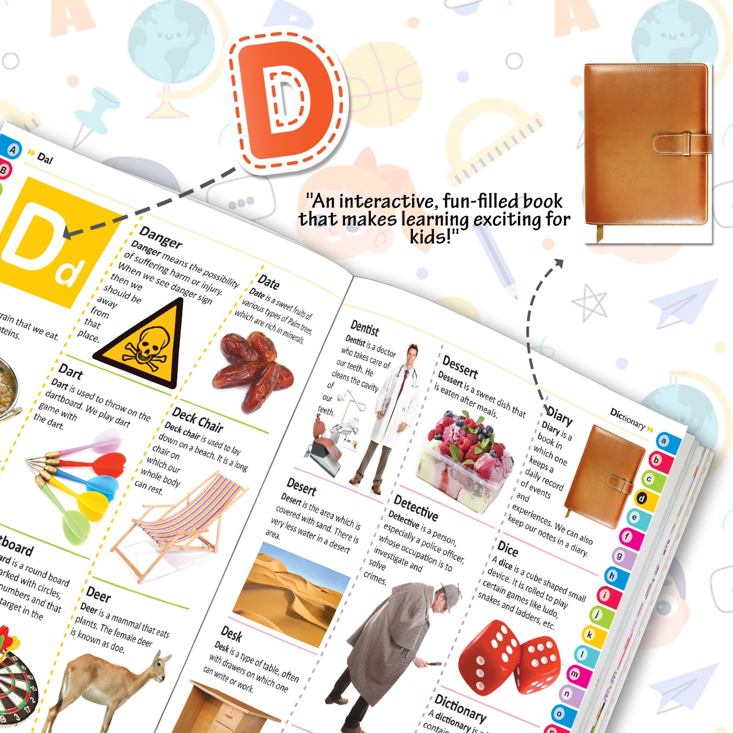 My Ultimate Picture Dictionary | Illustrated Picture Knowledge Book for Kids | Early Learning Vocabulary Book