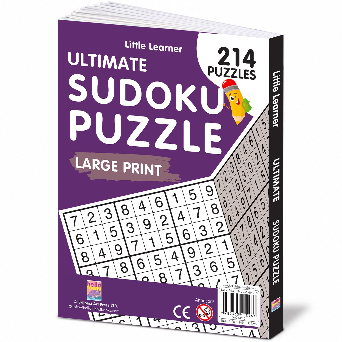 Ultimate Sudoku Puzzle | 214 Large Print Puzzles | Little Learner