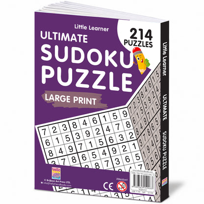 Ultimate Sudoku Puzzle | 214 Large Print Puzzles | Little Learner