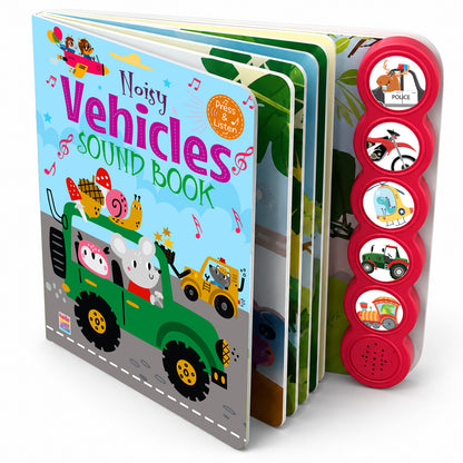 Noisy Vehicles Sound Book - Tractor Page