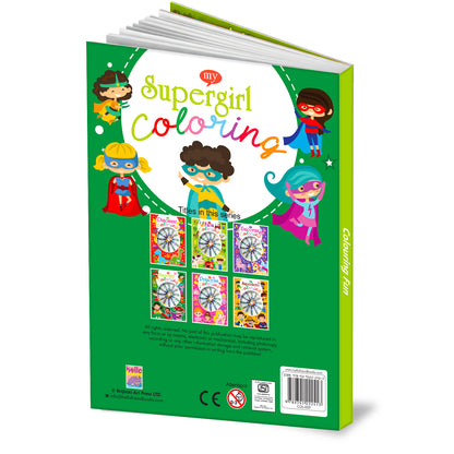 My Super Girl Colouring Book | Girls Colouring Activity Book for Kids | Creative Learning & Fun Colouring Book