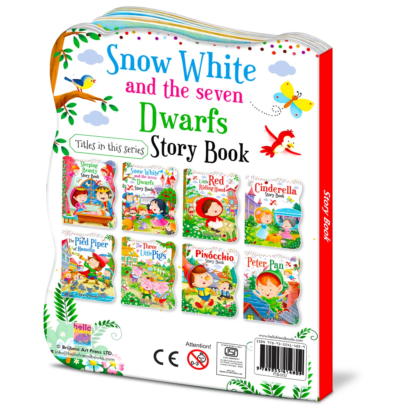 Snow White and The Seven Dwarfs | Illustrated Story Book for Kids