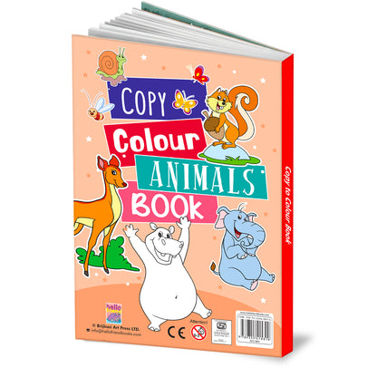 Copy to Colour – Animals Book | Learn & Color Animal Activity Book for Kids