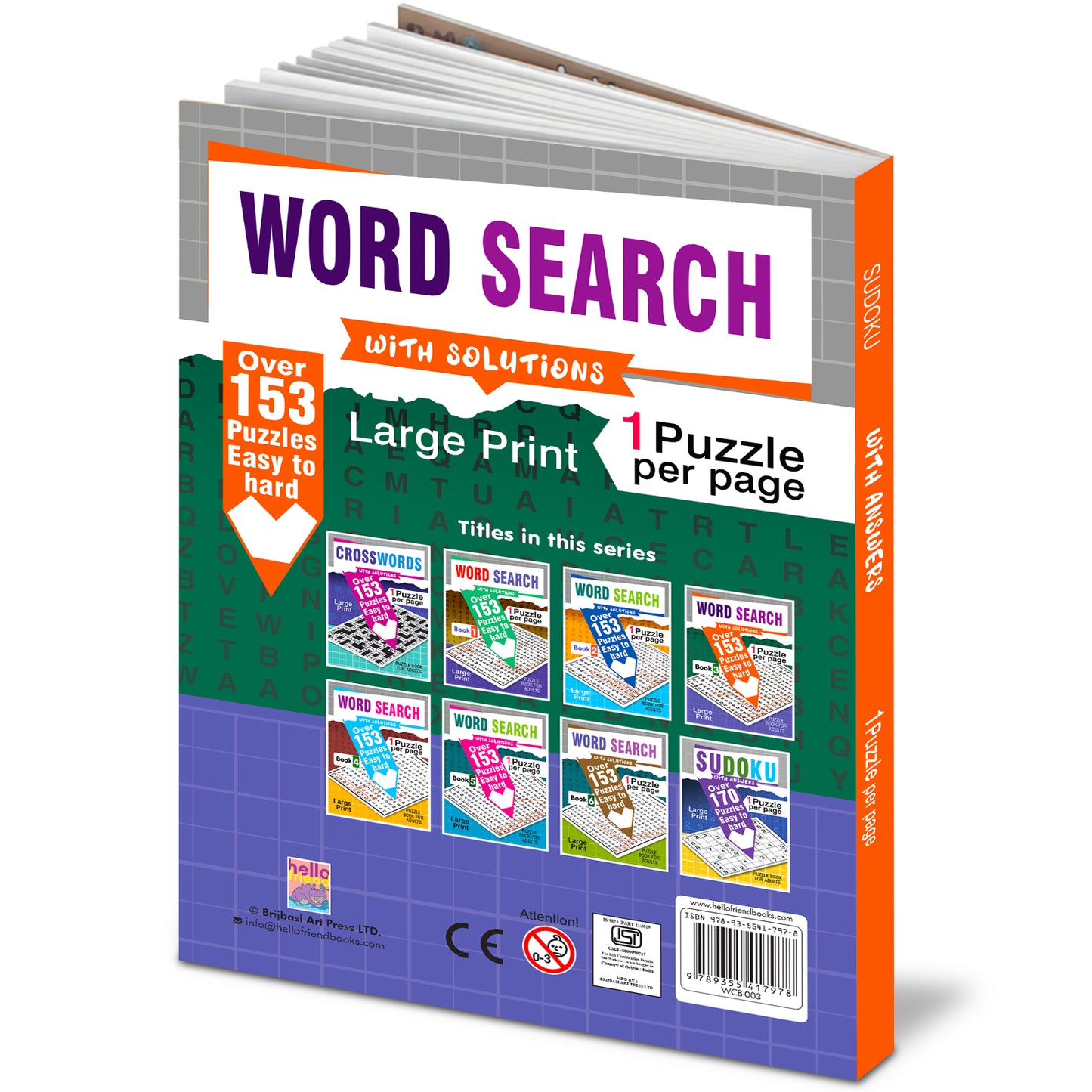 Word Search Puzzles Book 3 with Solutions - Engaging Puzzle Feature