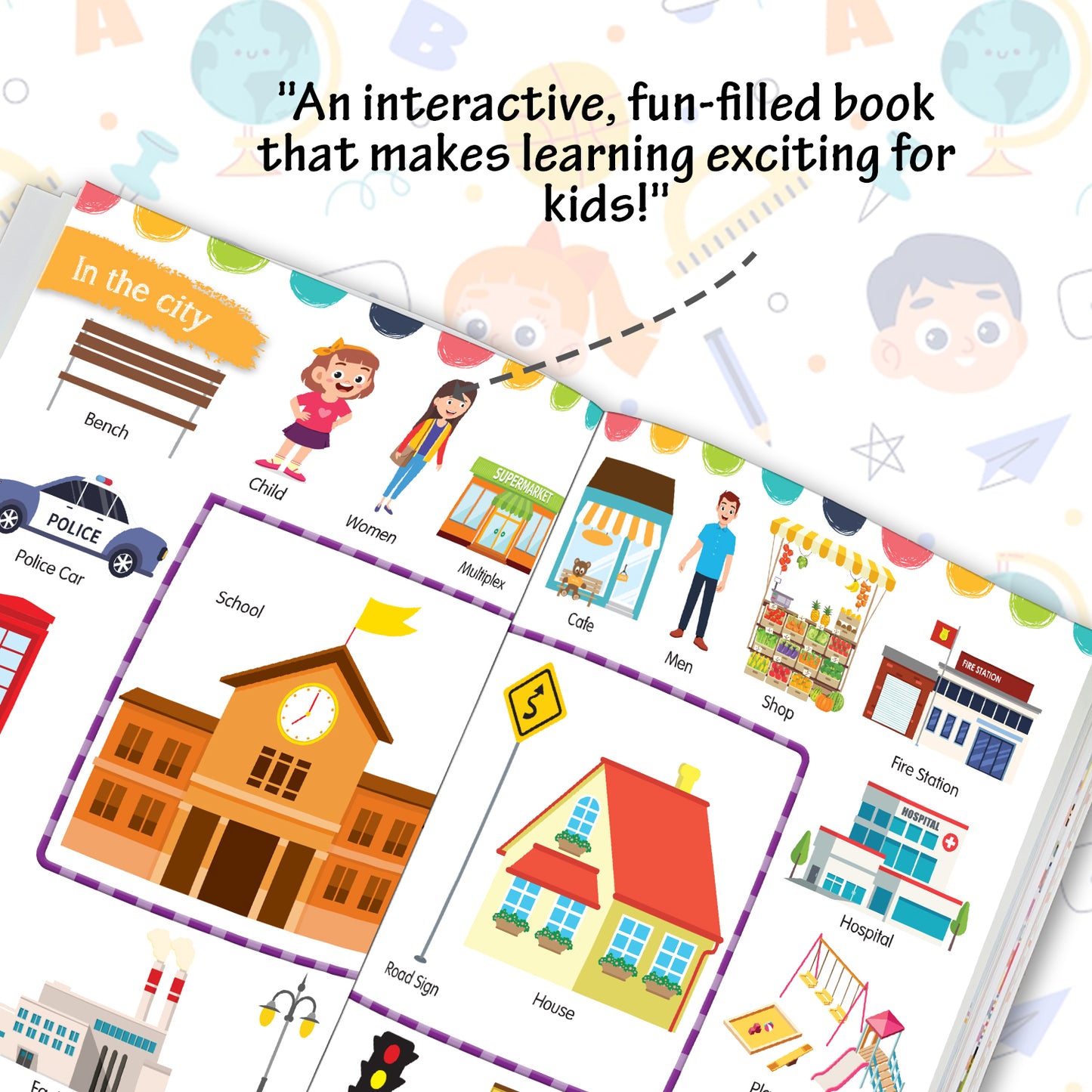 Big Book of First 1000 Words | Illustrated Picture Dictionary for Kids | Early Learning Vocabulary Book