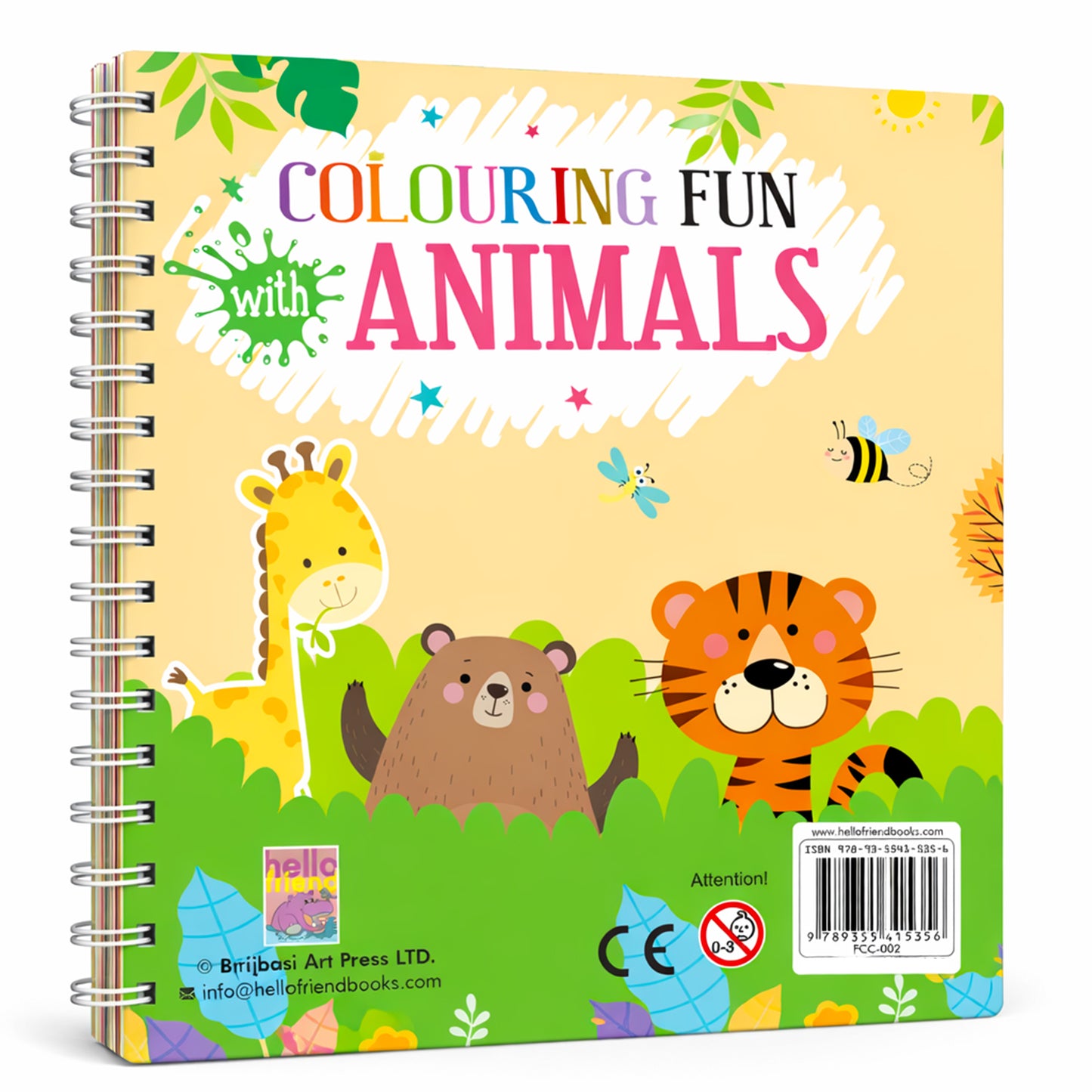Colouring Fun With Animals | Animal Coloring Book for Kids | Creative Coloring Activity Book