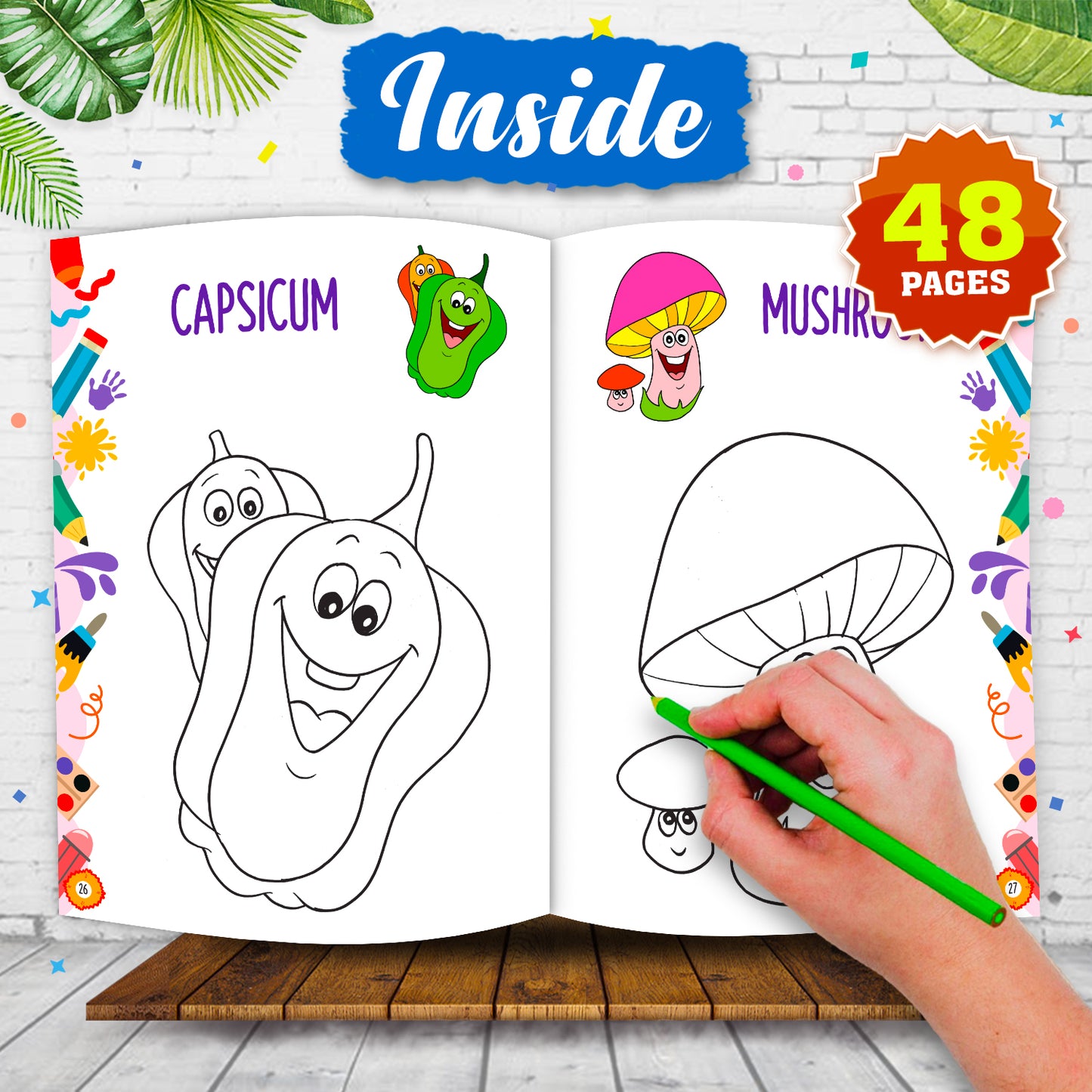 Super Jumbo Colouring Book | Big Coloring Book for Kids | Large Creative Activity Book