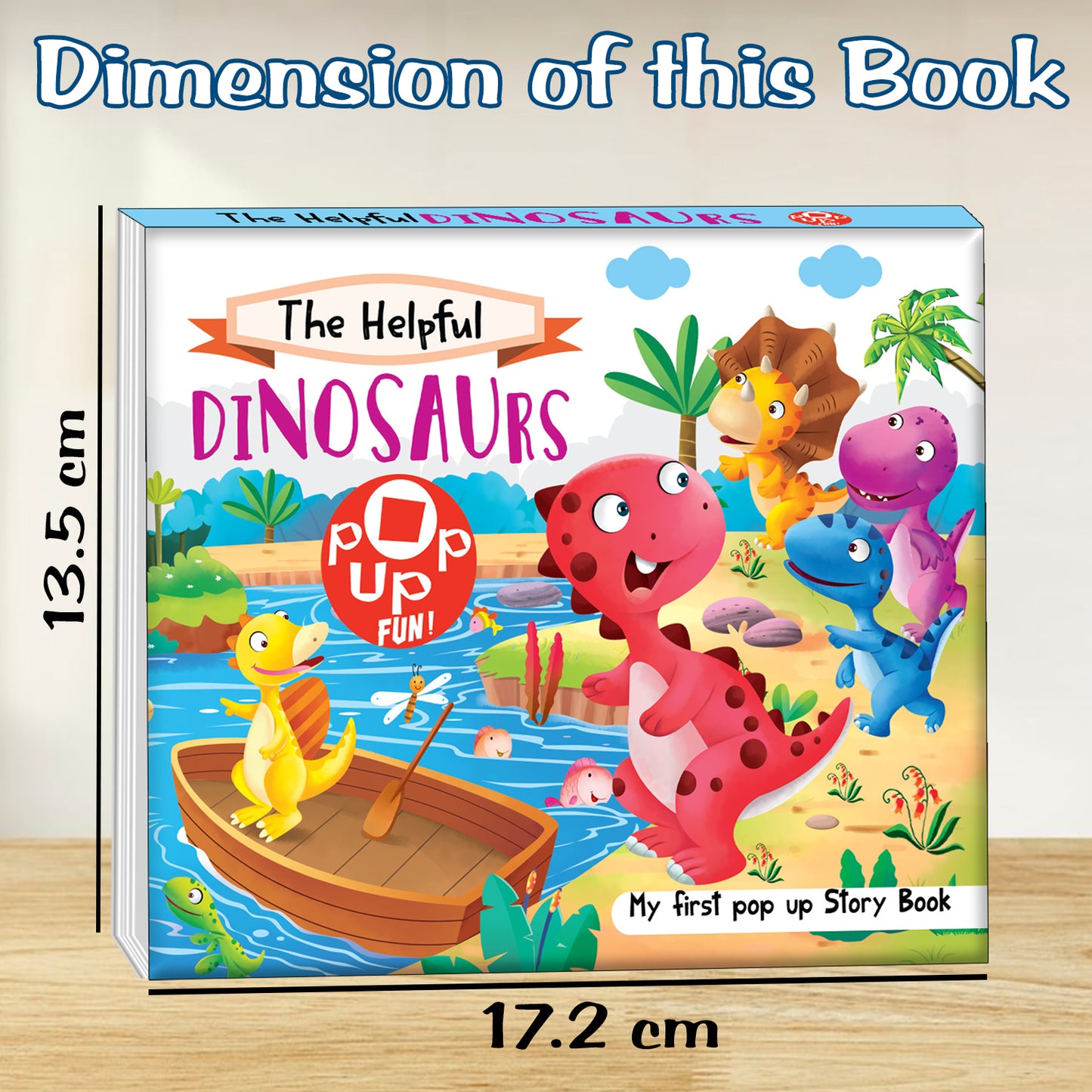 The Helpful Dinosaurs | Pop-Up Story Book for Kids