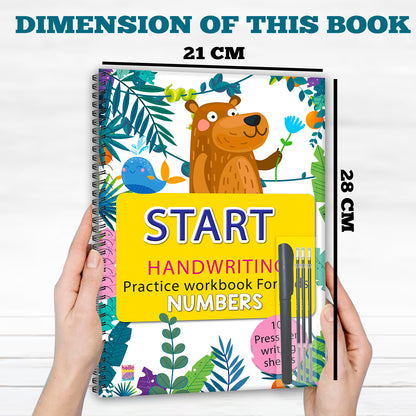 Start handwriting workbook number book