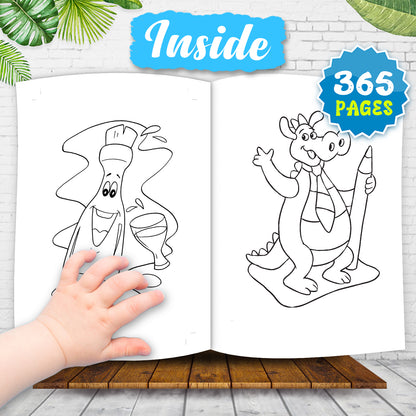 365 Colouring Book - 1A