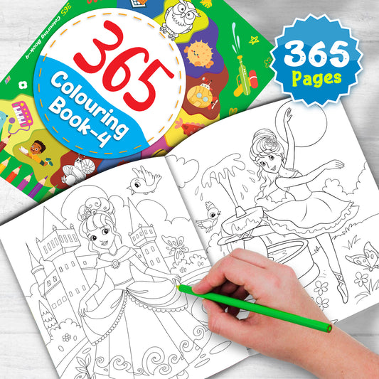 365 Colouring Book 4 | Colouring Activity Book for Kids