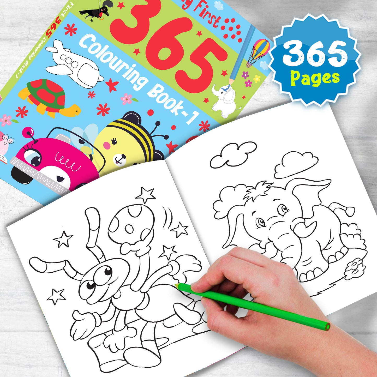 365 Colouring Book - 1A